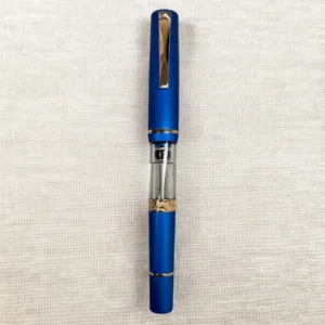 Penna Stilografica Gioia Luminosa Blu Elettrico | Oro Rosa