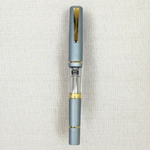 Penna Stilografica Gioia Luminosa Aluminium Grigio Pastello | Oro