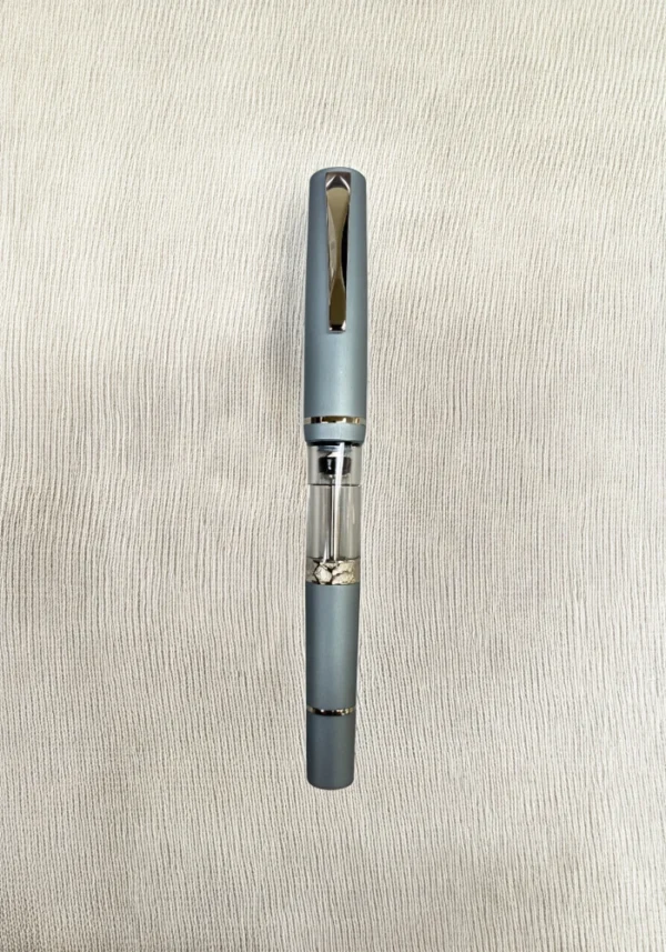 Fountain Pen Gioia Luminosa Aluminium Pastel Grey Silver