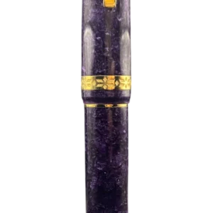 Stilografica Gioia Viola Scuro | Resina Italiana e Oro
