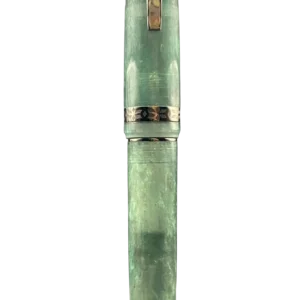 Stilografica Gioia Verde e Nero | Finiture Argento